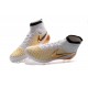 Chaussures Foot Nouvelle Nike Magista Obra FG ACC Blanc Or