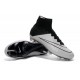 Cristiano Ronaldo Crampon Nike Mercurial Superfly 4 FG Noir Blanche