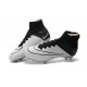 Cristiano Ronaldo Crampon Nike Mercurial Superfly 4 FG Noir Blanche