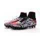 Crampon Nouveaux 2016 Neymar Noir Rouge Blanc Nike Hypervenom Phantom II FG ACC
