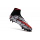 Crampon Nouveaux 2016 Neymar Noir Rouge Blanc Nike Hypervenom Phantom II FG ACC