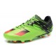 Chaussures de Football Nouveautés adidas MESSI 15.1 FG/AG Vert Noir Rouge