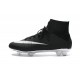 Cristiano Ronaldo Crampon Nike Mercurial Superfly 4 FG Noir Argent