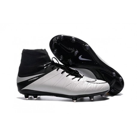 Chaussure Meilleure Nike Hypervenom Phantom 2 FG Blanc Noir