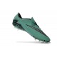 Chaussures de Foot Meilleure Nike Hypervenom Phinish FG Vert Noir Argent
