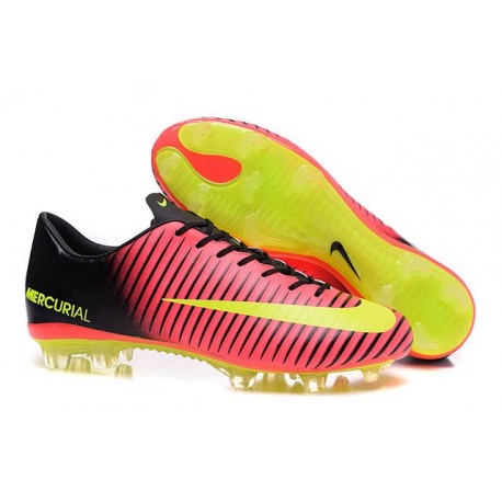 Chaussures à Crampons Nike Mercurial Vapor XI FG Rouge Jaune