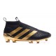 Chaussure Crampons Paul Pogba adidas Ace 16+ Purecontrol FG/AG Noir Or