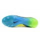 Chaussures de Foot Meilleure Nike Hypervenom Phinish FG Volt Noir Bleu