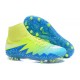 Crampon Nouveaux 2016 Nike Hypervenom Phantom II FG ACC Volt Bleu Blanc