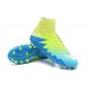 Crampon Nouveaux 2016 Nike Hypervenom Phantom II FG ACC Volt Bleu Blanc