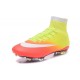 Chaussures Nouveau Nike Mercurial Superfly 4 FG Jaune Orange Blanc