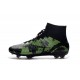Cristiano Ronaldo Crampon Nike Mercurial Superfly 4 FG Camo Vert Noir
