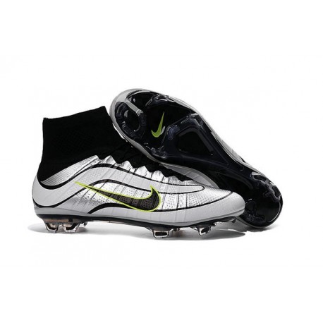 Nouvelles 2016 Chaussures Nike Mercurial Superfly Heritage FG Blanc Noire