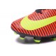 Chaussures de Cristiano Ronaldo Nike Nouvelles 2016 Mercurial Superfly V FG Orange Rose Fluo