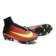 Chaussures de Cristiano Ronaldo Nike Nouvelles 2016 Mercurial Superfly V FG Orange Rose Fluo