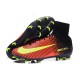 Chaussures de Cristiano Ronaldo Nike Nouvelles 2016 Mercurial Superfly V FG Orange Rose Fluo
