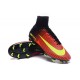 Chaussures de Cristiano Ronaldo Nike Nouvelles 2016 Mercurial Superfly V FG Orange Rose Fluo