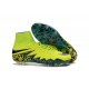 Chaussure Meilleure Nike Hypervenom Phantom 2 FG Jaune Noir