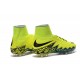 Chaussure Meilleure Nike Hypervenom Phantom 2 FG Jaune Noir