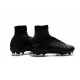 Chaussures de Cristiano Ronaldo Nike Nouvelles 2016 Mercurial Superfly V FG Tout Noir