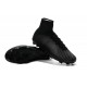 Chaussures de Cristiano Ronaldo Nike Nouvelles 2016 Mercurial Superfly V FG Tout Noir