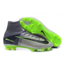 Chaussures de Cristiano Ronaldo Nike Nouvelles 2016 Mercurial Superfly V FG Gris Noir