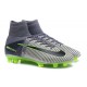 Chaussures de Cristiano Ronaldo Nike Nouvelles 2016 Mercurial Superfly V FG Gris Noir
