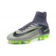 Chaussures de Cristiano Ronaldo Nike Nouvelles 2016 Mercurial Superfly V FG Gris Noir