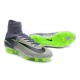Chaussures de Cristiano Ronaldo Nike Nouvelles 2016 Mercurial Superfly V FG Gris Noir