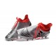 adidas X 16+ Purechaos FG Nouvel Crampons Football Argent Rouge Noir