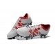 Chaussure de Foot adidas X 15.1 FG/AG Homme Blanc Rouge Bleu