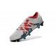 Chaussure de Foot adidas X 15.1 FG/AG Homme Blanc Rouge Bleu