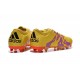 Chaussure de Foot adidas X 15.1 FG/AG Homme Jaune Violet