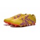 Chaussure de Foot adidas X 15.1 FG/AG Homme Jaune Violet