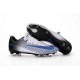 Chaussures à Crampons Nike Mercurial Vapor XI FG Blanc Bleu Noir