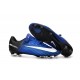 Chaussures à Crampons Nike Mercurial Vapor XI FG Bleu Blanc Noir