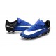 Chaussures à Crampons Nike Mercurial Vapor XI FG Bleu Blanc Noir