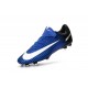 Chaussures à Crampons Nike Mercurial Vapor XI FG Bleu Blanc Noir