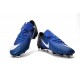 Chaussures à Crampons Nike Mercurial Vapor XI FG Bleu Blanc Noir