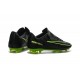 Nouvel 2016 Chaussures Football Nike Mercurial Vapor XI FG Noir Vert