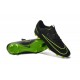 Nouvel 2016 Chaussures Football Nike Mercurial Vapor XI FG Noir Vert