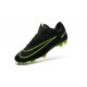 Nouvel 2016 Chaussures Football Nike Mercurial Vapor XI FG Noir Vert