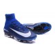 Nike Meilleur Mercurial Superfly V FG Crampon Homme Bleu Blanc