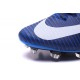 Nike Meilleur Mercurial Superfly V FG Crampon Homme Bleu Blanc