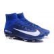 Nike Meilleur Mercurial Superfly V FG Crampon Homme Bleu Blanc