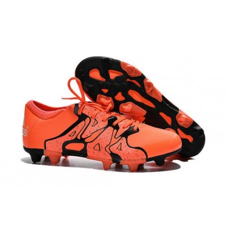 Chaussure de Foot adidas X 15.1 FG/AG Homme Orange Noir