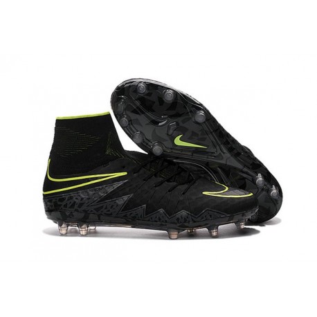 Chaussure Meilleure Nike Hypervenom Phantom 2 FG Noir Vert