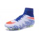 Crampon Nouveaux 2016 Nike Hypervenom Phantom II FG ACC Blanc Bleu Rouge