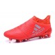 adidas X 16+ Purechaos FG Nouvel Crampons Football Rouge Argent