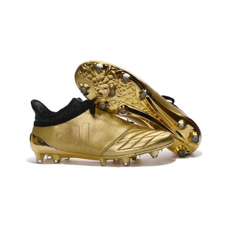 adidas X 16+ Purechaos FG Nouvel Crampons Football Or Noir